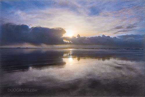 Duografie, Wolkenspiegel – Nordsee, Sankt Peter-Ording